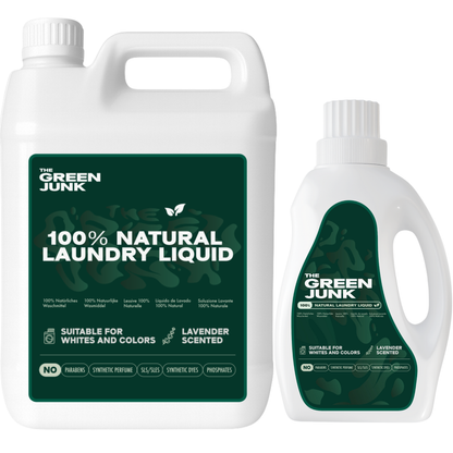The Green Junk - 100% Natuurlijk Wasmiddel 750ML + 5L