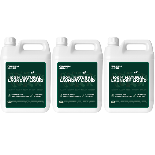 The Green Junk - 100% Natuurlijk Wasmiddel 5L Navulling (3-pack)
