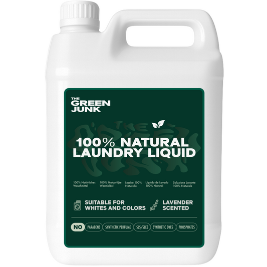 The Green Junk - 100% Natuurlijk Wasmiddel 5L Navulling (167 wasbeurten)