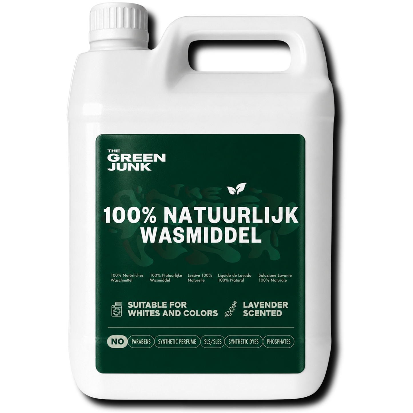The Green Junk - 100% Natuurlijk Wasmiddel 5L Navulling (167 wasbeurten)