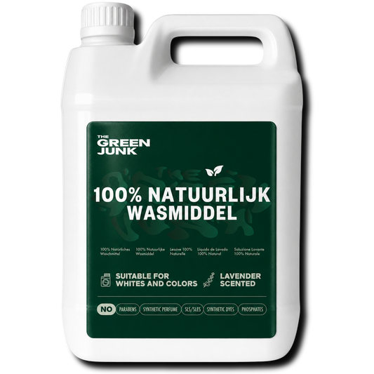 The Green Junk - 100% Natuurlijk Wasmiddel 5L Navulling (167 wasbeurten)