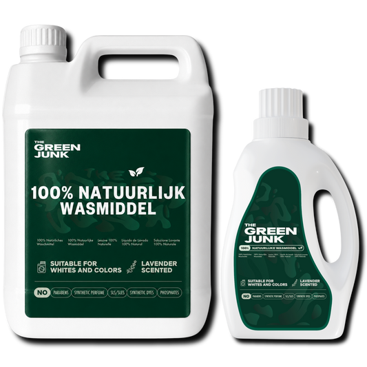 The Green Junk - 100% Natuurlijk Wasmiddel 750ML + 5L (192 wasbeurten)